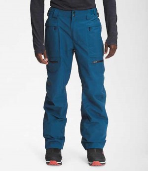 The North Face Powderflo Futurelight™ Erkek Snowboard Pantolonu Mavi | 8609154-GY