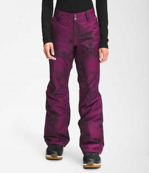 The North Face Sally Kadın Snowboard Pantolonu Mor | 4893621-EB