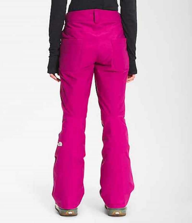 The North Face Aboutaday Kadın Snowboard Pantolonu Pembe Siyah | 6290137-JM