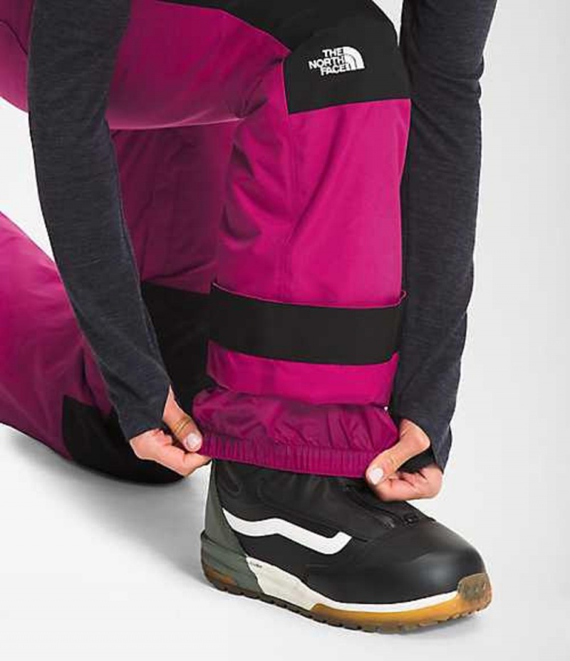 The North Face Aboutaday Kadın Snowboard Pantolonu Pembe Siyah | 6290137-JM