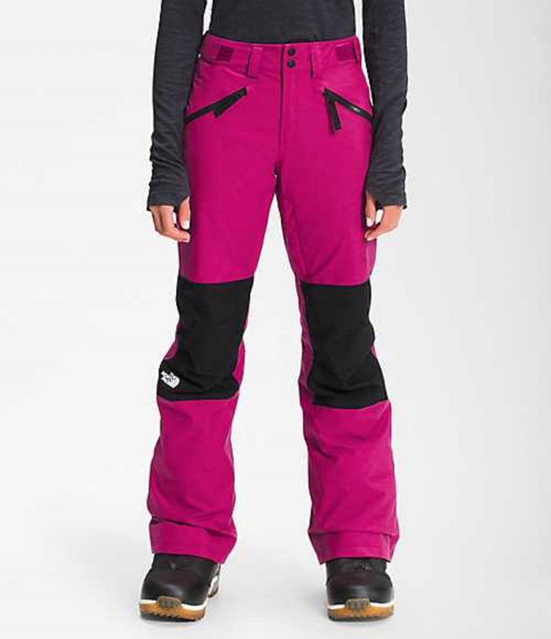 The North Face Aboutaday Kadın Snowboard Pantolonu Pembe Siyah | 6290137-JM