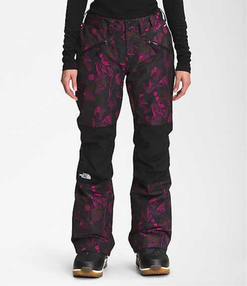 The North Face Aboutaday Kadın Snowboard Pantolonu Pembe Siyah | 3927506-VN