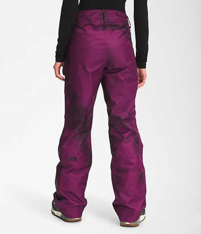 The North Face Sally Kadın Snowboard Pantolonu Mor | 4893621-EB