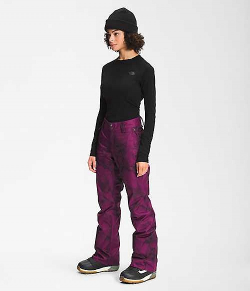 The North Face Sally Kadın Snowboard Pantolonu Mor | 4893621-EB