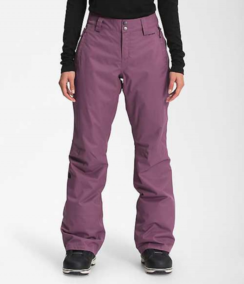 The North Face Sally Kadın Snowboard Pantolonu Mor | 5142937-KI