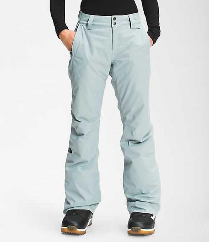 The North Face Sally Kadın Snowboard Pantolonu Gümüş Mavi | 6541209-LB